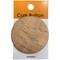 Belagio Cork Covered Button, 2" Diameter, 1 Piece, Metallic Dot, Natural/Gold